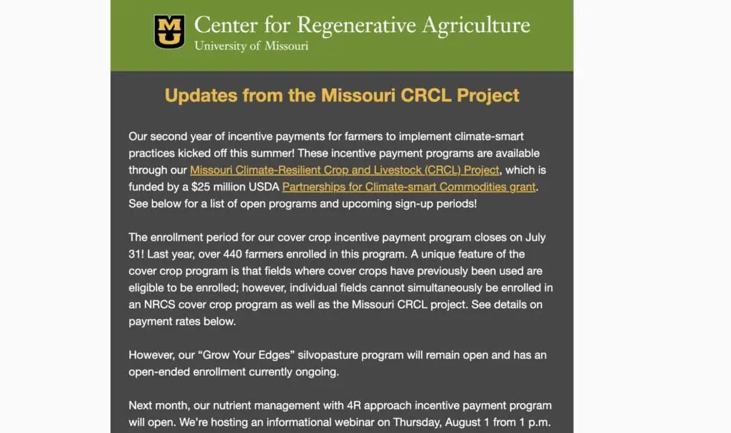 Newsletter Screen Shot July 2024